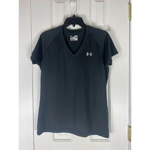 Underarmour Heatgear Womens Black Shirt Size Md